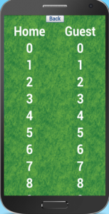 Scoreboard app